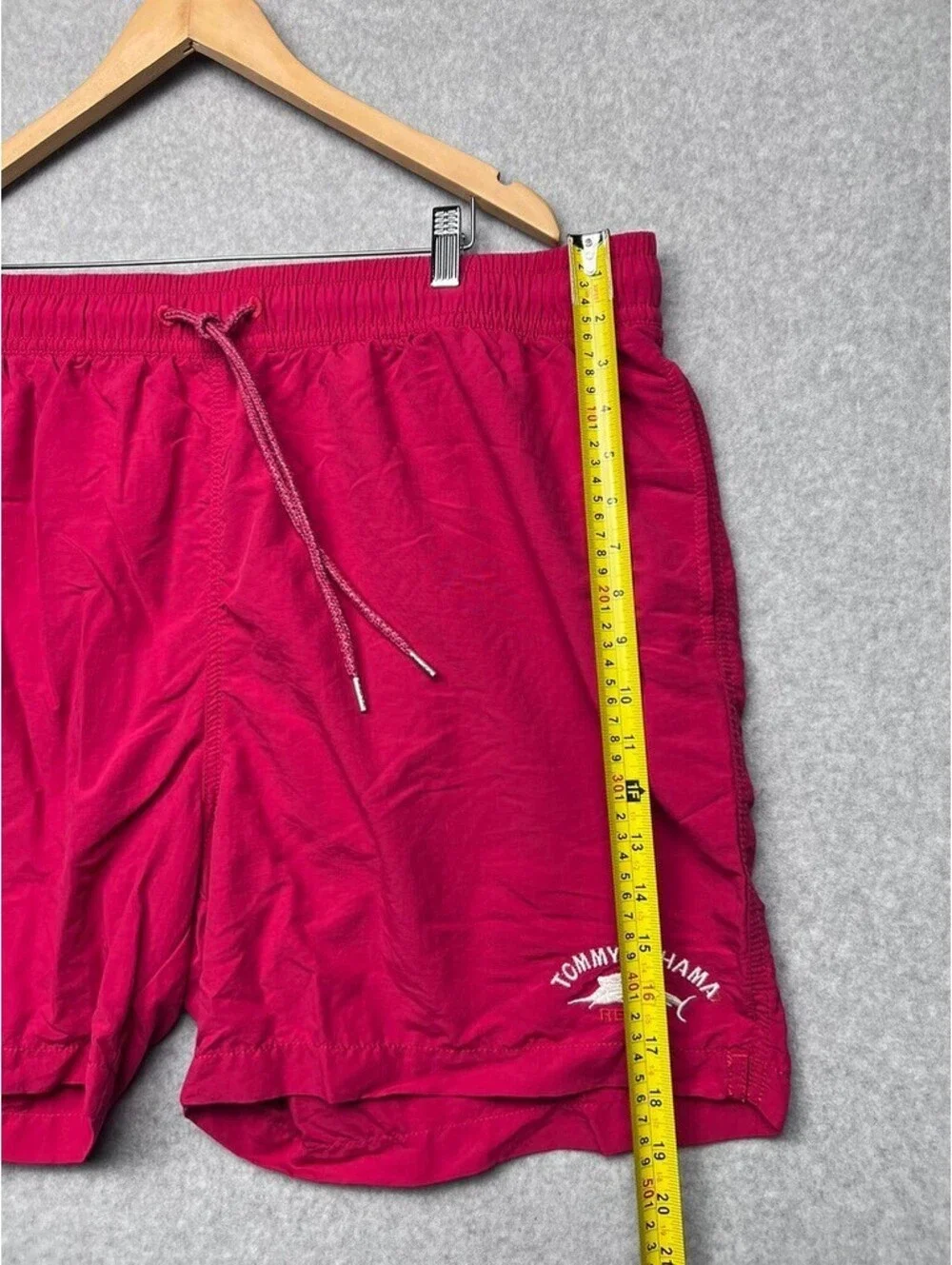 Tommy Bahama Relax Swim Trunks Mens XXL Pink Red Mesh Lined Beachwear Board Shor